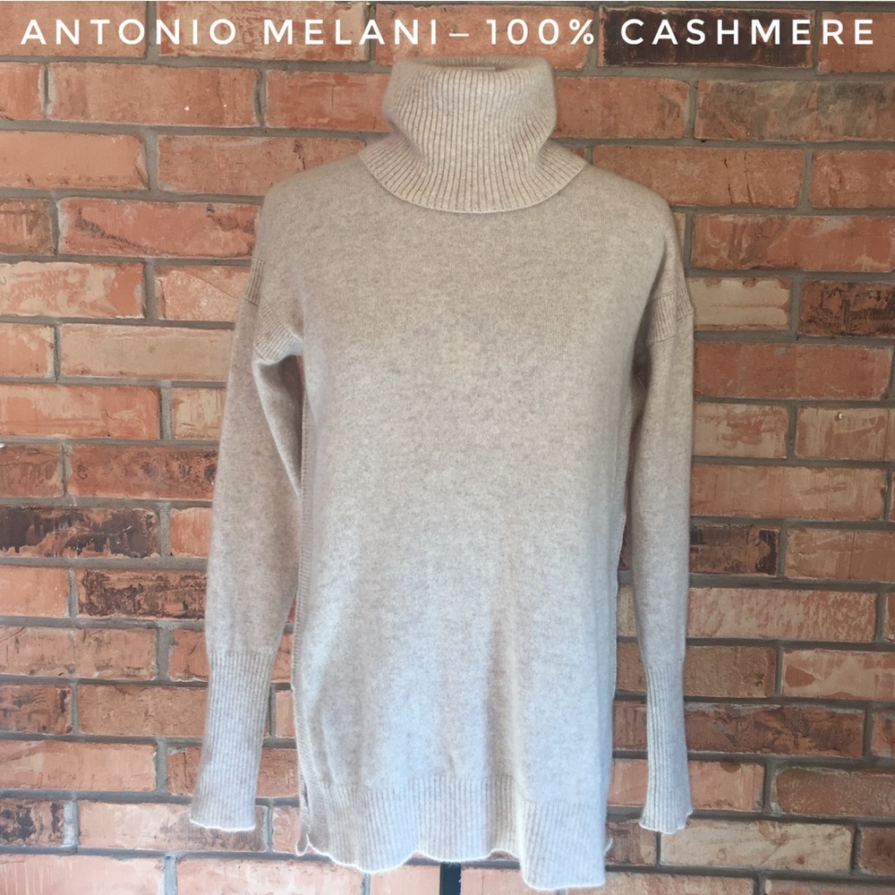 Antonio Melani “Sasha” Turtleneck Sweater Oatmeal